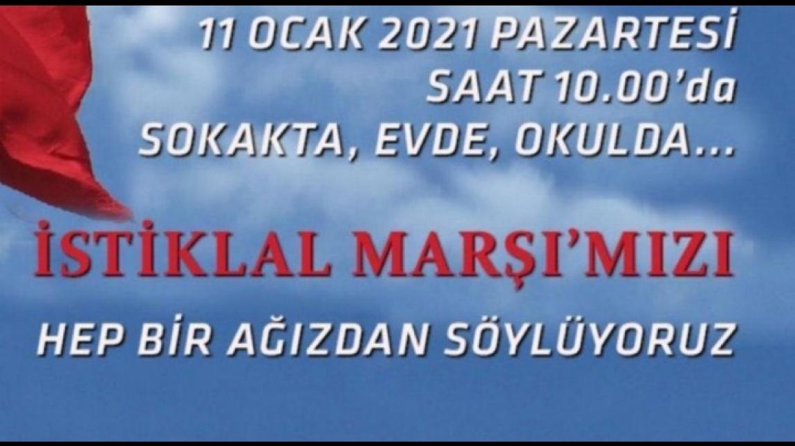 İSTİKLÂL MARŞI'MIZI HEP BİRLİKTE SÖYLÜYORUZ !!!